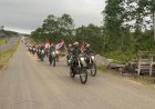 Personil Kodim 1711 Boven Digoel Laksanakan Pawai Sinterklas