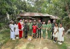 Semarak Natal Kodim 1711 Boven Digoel Bagikan Sembako ke Masyarakat
