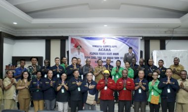 33 Orang Peserta Wisata Rohani di Lepas oleh Pj. Bupati Mappi.
