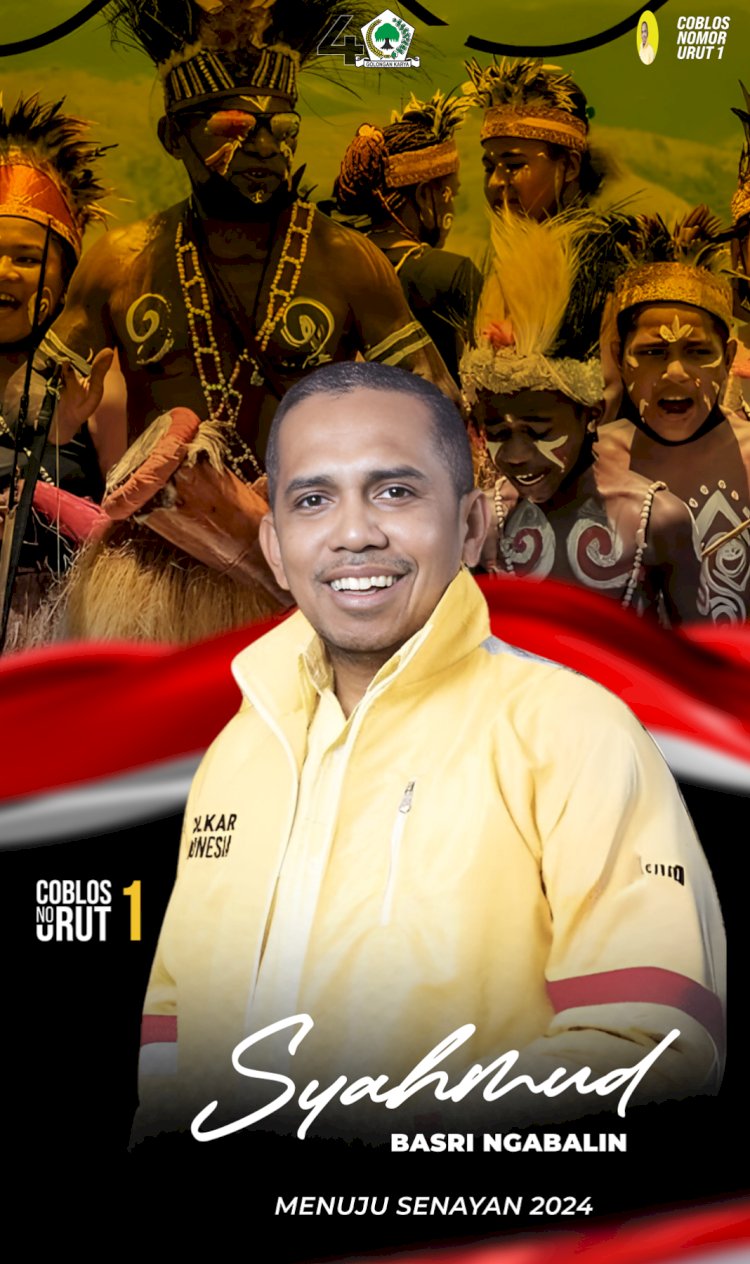 Syahmud Basri Ngabalin Caleg DPR RI Dapil Papua Pengunungan/IST 