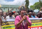 Pedagang Perempuan Papua Gelar Unjuk Rasa di Merauke, Minta Perbaikan Pasar