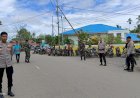 Berikan Rasa Aman, Polres Boven Digoel Bersama TNI Lakukan Pengamanan Minggu Palma