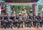 Danbrigif 25/Siwah Kunjungi Satgas Pamtas RI-PNG Yonif 111/KB di Boven Digoel Perbatasan Papua Selatan