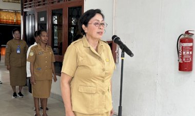 Asisten I Setda Boven Digoel Sayangkan Banyak ASN Mangkir Ikut Apel