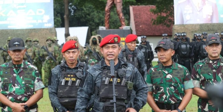 Kepala Staf Angkatan Darat (KSAD) Jenderal Maruli Simanjuntak di Mako Kopassus, Cijantung, Jakarta Timur, Kamis (7/3)/Ist