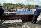 Ratusan Botol Miras Dimusnahkan Kapolres Boven Digoel, Setelah Ini Ada Razia Miras