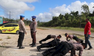 Jaga Kedisiplinan Anggota, Sie Propam Polres Boven Digoel Gelar Gaktiblin