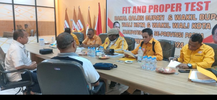 Proses FPT bkl Calon Kepala daerah Partai Hanura papua/rmolpapua 