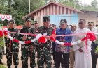 Kasdam XVII/Cendrawasih Resmikan Pembangunan Gereja Program TMMD Kodim 1711/BVD ke-120