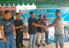 Polres Boven Digoel Bersama KPU dan Bawaslu Bagikan Daging Hewan Qurban