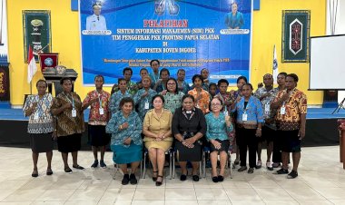 TP PKK PPS Gelar Pelatihan Sistem Informasi Manajemen PKK di Boven Digoel 