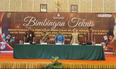 KPU Merauke Laksanakan Bimtek Untuk Petugas PPD