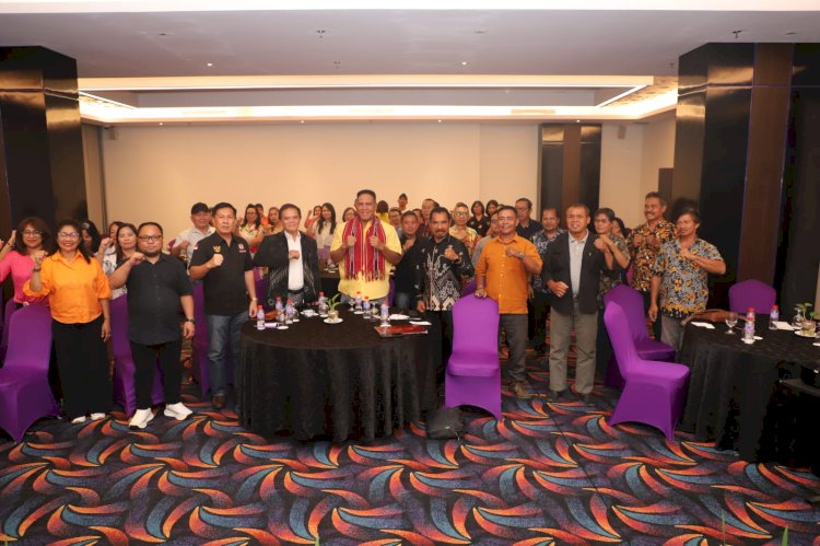 Kerukunan Tanimbar Dan Kawanua Provinsi Papua. Beridukungan Kaka Besar PW Sebagai Gubernur Papua/ist