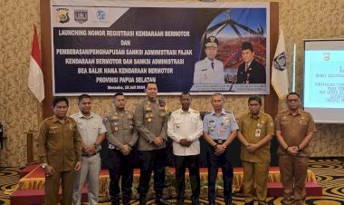 Kabar Gembira, Pemprov Papua Selatan Luncurkan Program Penghapusan Sanksi Pajak dan Bea Balik Nama