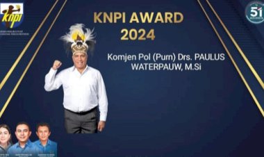 Makin MANYALA Paulus Waterpauw Terima KNPI Award 2024
