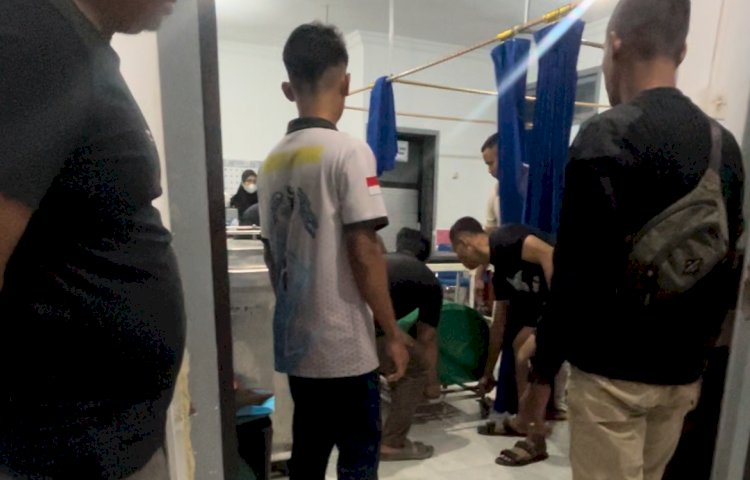 Kondisi ruangan saat Jenazah Anita hendak dipulangkan.