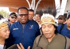 Deklarasi Pasangan YOSFAN Datangkan Komedian Komeng di Merauke