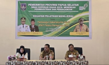 Minimalisir Resiko, Diskoperindag Papua Selatan Lakukan Pelarihan Manajerial