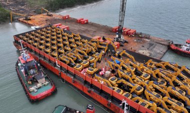 Jhonlin Grup Kembali Datangkan 264 Alat Berat Dari Total 2.000 Unit di Merauke