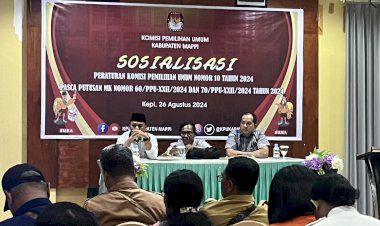 KPU Kabupaten Mappi Gelar Sosialisasi dan Bahas Perubahan Penting dalam Peraturan KPU Nomor 10 Tahun 2024 Pasca Putusan MK