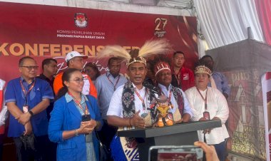 AFU dan Piet Kasihiuw Daftar Pilgub Papua Barat Daya 2024