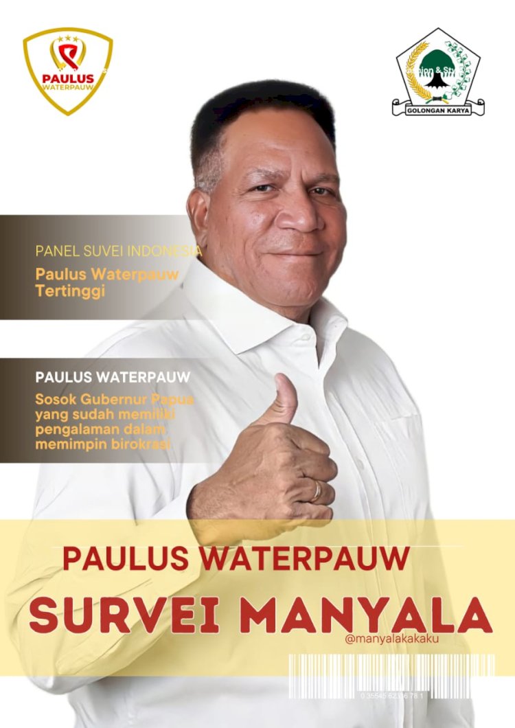 Calon Gubernur Papua, Paulus Waterpauw/ist