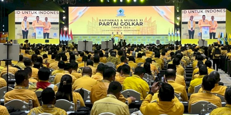 Musyawarah Nasional ke-XI Partai Golkar Tahun 2024 di JCC, Senayan, Rabu 21 Agustus 2024/RMOL
