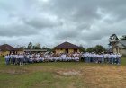 Kasat Lantas Polres Boven Digoel Berikan Himbauan Berlalu Lintas di SMKN 1 Rekayasa dan Teknologi