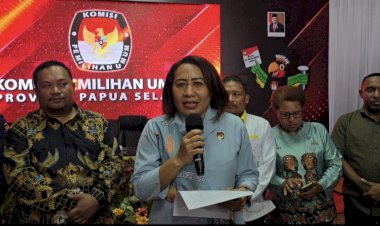 KPU Resmi Tetapkan 4 Pasangan Calon Gubernur dan Wakil Gubernur Pada Pilkada Papua Selatan