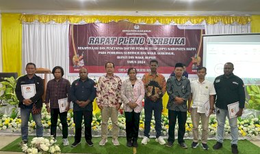 KPU Mappi Tetapkan 82.154 Pemilih dalam DPT Pilkada 2024