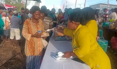 Kodim 1711/BVD Sediakan Ribuan Bungkus Nasi Goreng Gratis Dalam Rangka HUT TNI ke-79