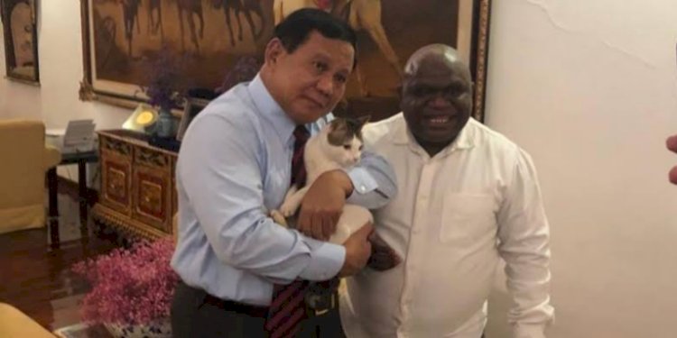Kedekatan Prabowo Subianto dan Natalius Pigai/RMOL