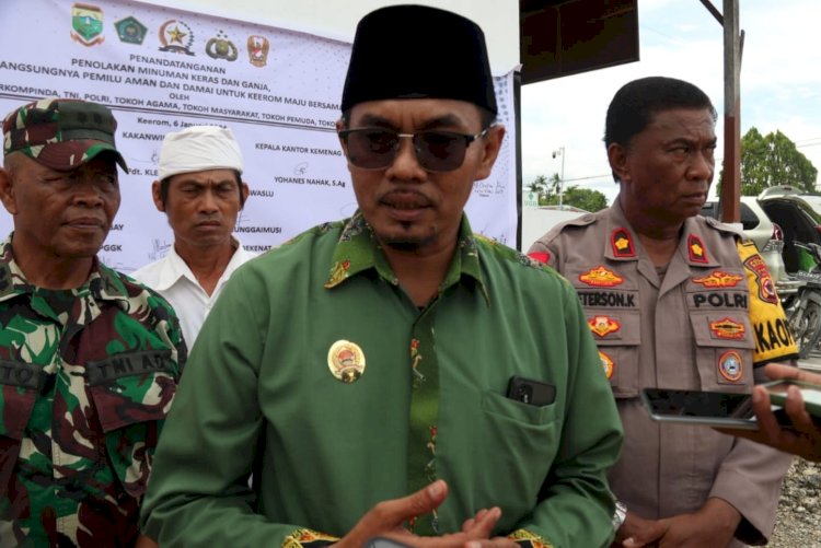 Ketua FKUB Kabupaten Keerom KH. Nursalim Arrozy