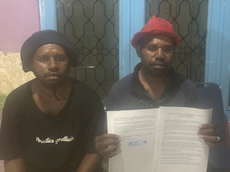 Koordinator Forum Koalisi Orang Asli Papua (OAP) dan Non OAP bersama Dewan Adat Wilayah III Domberai Papua Barat Daya,  Frengki Onim 
