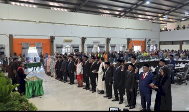 30 Anggota DPR Kabupaten Merauke Resmi Dilantik