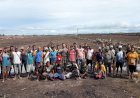 Tanam Padi Perdana di Lahan Cetak Sawah Kampung Orang Asli Papua Kaliki, Distrik Kurik, Kabupaten Merauke
