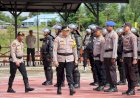 Polres Boven Digoel Gelar Apel Kesiapan Pengamanan TPS Pilkada Serentak 2024