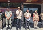 KPU Papua Selatan Bersama Bawaslu dan Aparat Gelar Penertiban Alat Peraga Kampanye di Masa Tenang