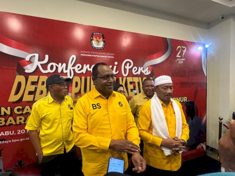 Pasangan Calon Gubenur dan Wakil Gubenur Papua Barat Daya, Bernard Sagrim dan Sirajudin Bauw (Bersinar) 