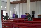 Batalyon TP 803/KYK Gelar Karya Bakti di Gereja Kp. Patriot, Boven Digoel