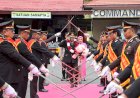 Kapolresta Pimpin Wisuda Purnabakti Tiga Personel dan Satu PNS Polri