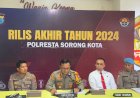 Polresta Sorong Kota Selesaikan Ratusan Perkara Melalui Restorative Justice