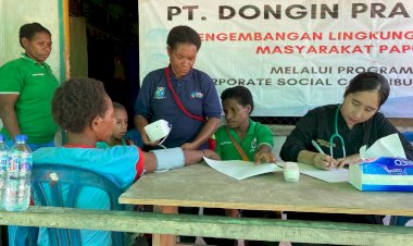 PELAYANAN KESEHATAN GRATIS PT. DONGING PRABHAWA DI APRESIASI MASYARAKAT BANAMEPE