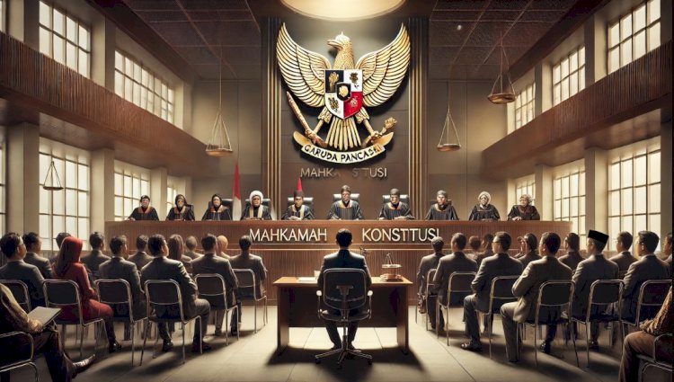 gambar Ilustrasi Persidangan di Mahkama Konstitusi 
