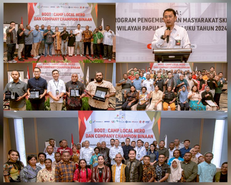 Peningkatan Kemitraan antar sesama local hero, sesama company champion, local hero dan company champion, serta company champion bersama SKK Migas – KKKS dalam mendukung kegiatan industri hulu migas khusunya di wilayah Papua dan Maluku. (Istimewa) 