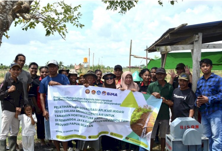 Pemberdayaan Kemitraan Masyarakat di Kampung Semangga Jaya (Semangga Satu) Oleh Dosen Teknik Pertanian Universitas Musamus Merauke