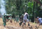 Yonif TP 803/KYK Bantu Pembersihan Lahan Gereja GKI Siporanmu Mindiptana Boven Digoel