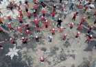 Antusiasme Warga Kepi di “Jalan Sehat” KPU Mappi Menuju Pilkada Damai 2024