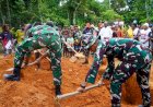 Yonif TP 803/KYK Berpartisipasi dalam Acara Kedukaan di Kampung Arimbet Boven Digoel
