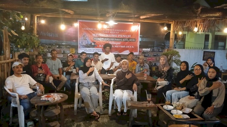Aliansi Mahasiswa Tangerang Raya (AMT-RAYA) Mendukung "IRJEN.POL. Asep Edi Suheri, S.I.K., M.Si" Sebagai Kapolda Metro Jaya/ist